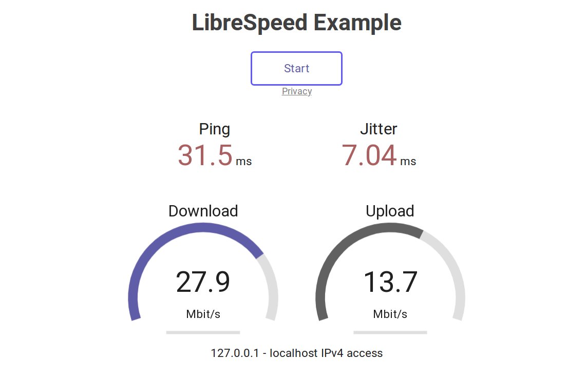 LibreSpeed Screenshot
