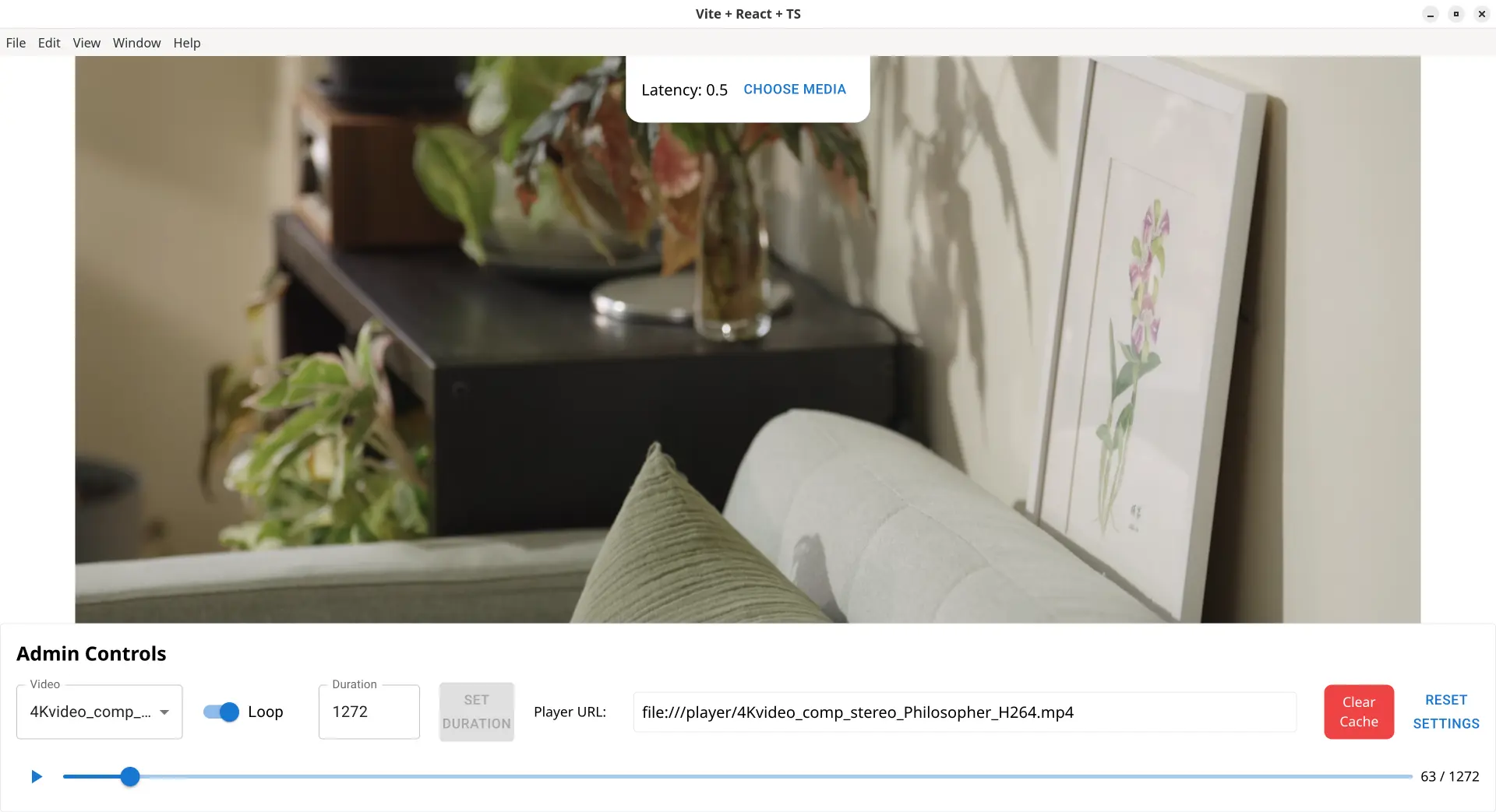 Admin Interface of Synchan